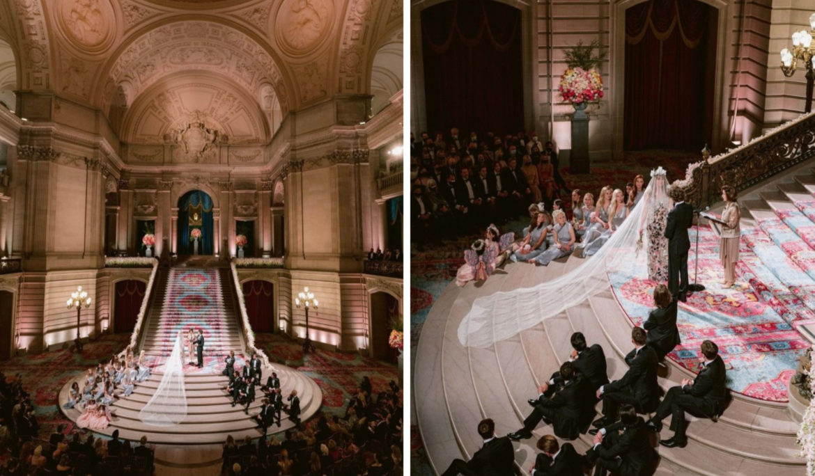 Nancy Pelosi spotted MASKLESS at crowded elite wedding ceremony in San