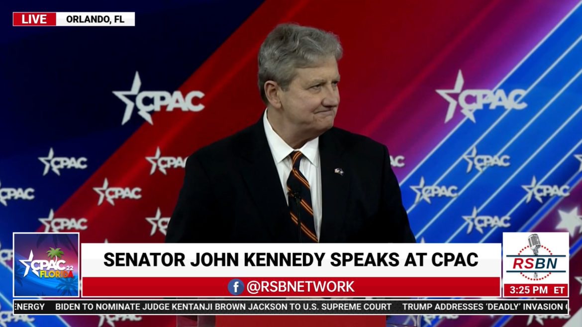 Sen. John Kennedy Full Speech at CPAC 2022 in Orlando