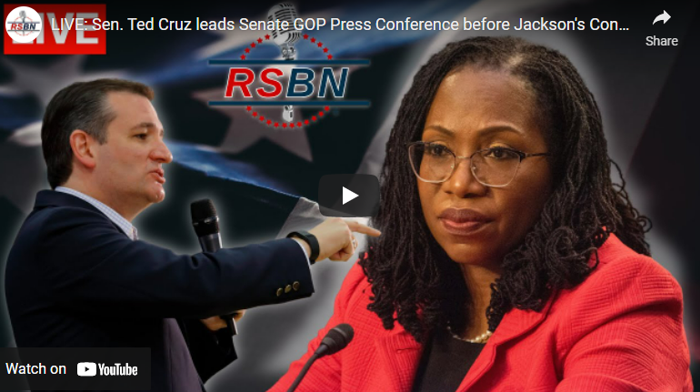 LIVE: Sen. Ted Cruz Leads Senate GOP Press Conference Before Jackson’s Confirmation Vote 4/7/22