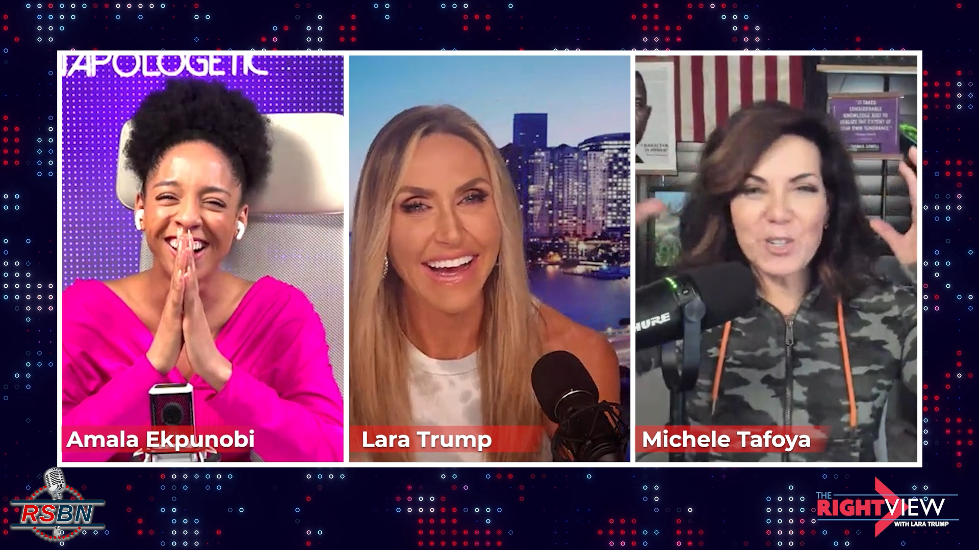 Watch: The Right View with Lara Trump, Amala Ekpunobi, & Michele Tafoya ...