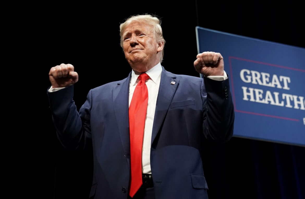 President Trump continues to lead the pack