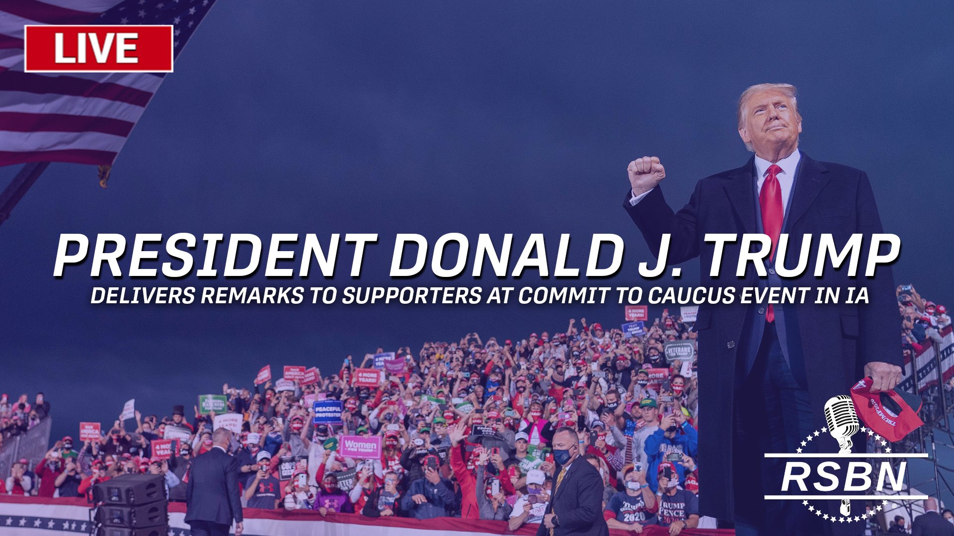 LIVE: President Trump rallies voters at Commit to Caucus event in Coralville‚ Iowa – 12/13/23
