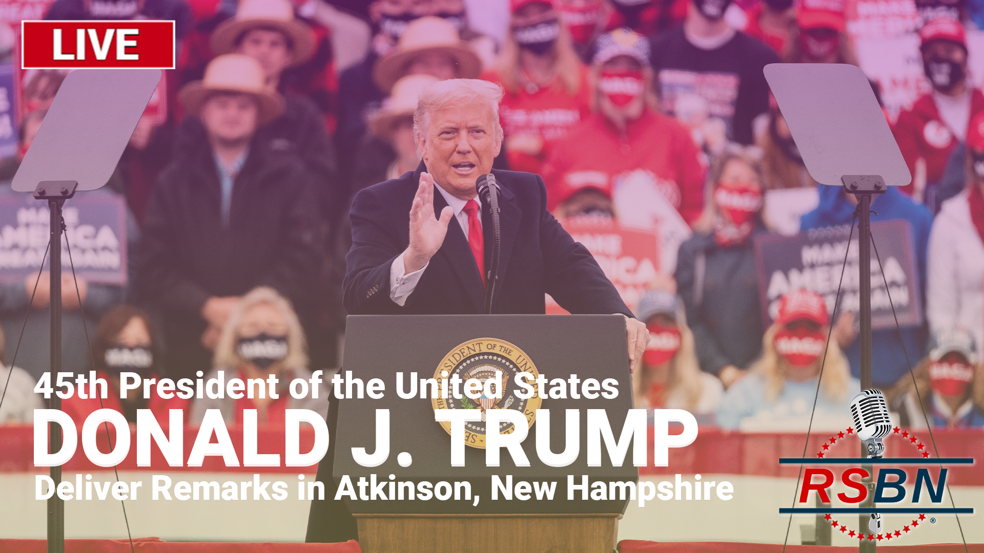 LIVE: Trump to Deliver Remarks in Atkinson‚ New Hampshire – 1/16/24