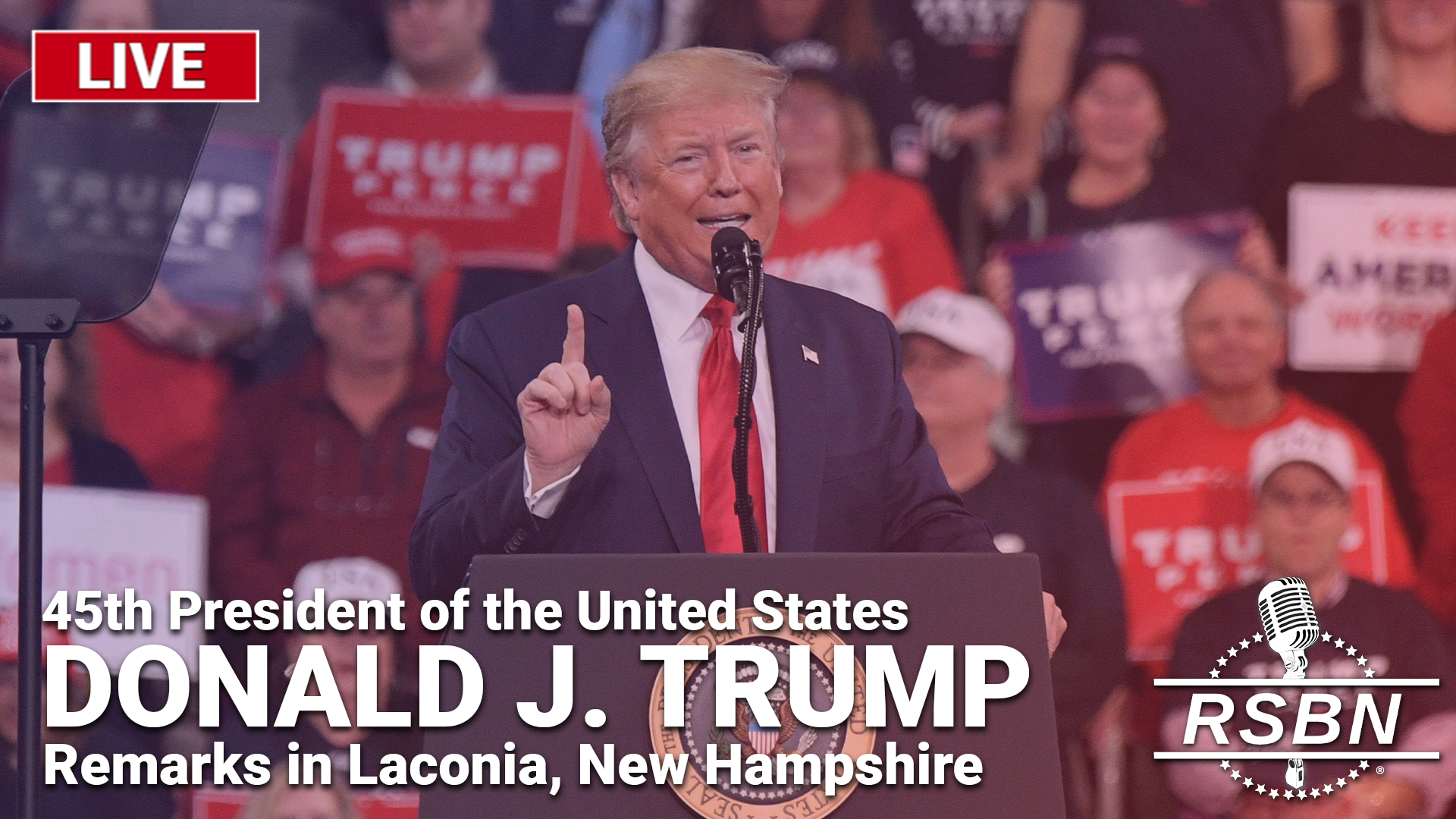 LIVE: President Trump to Deliver Remarks in Laconia‚ New Hampshire – 1/22/24