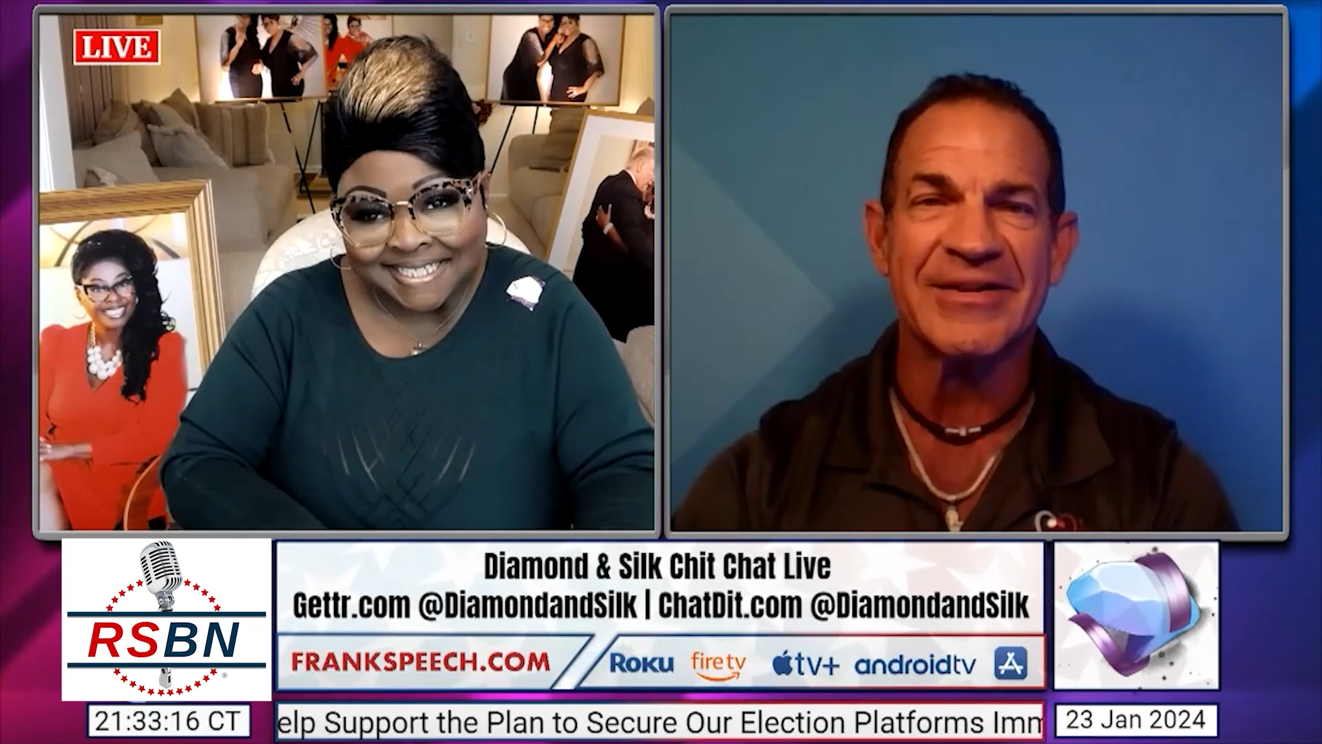 WATCH: Diamond and Silk | Dr. Mark Sherwood Discusses Aging and Peptides – 1/23/24
