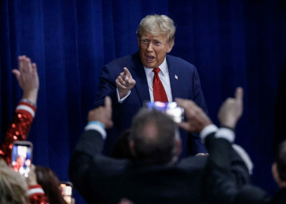 Trump takes steady lead in New Hampshire primary as results begin to come in