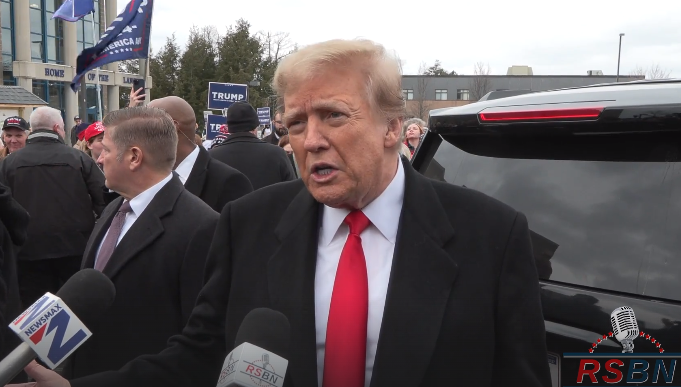 WATCH: President Donald J. Trump Visits Londonderry‚ NH‚ Polling Location – 1/23/24