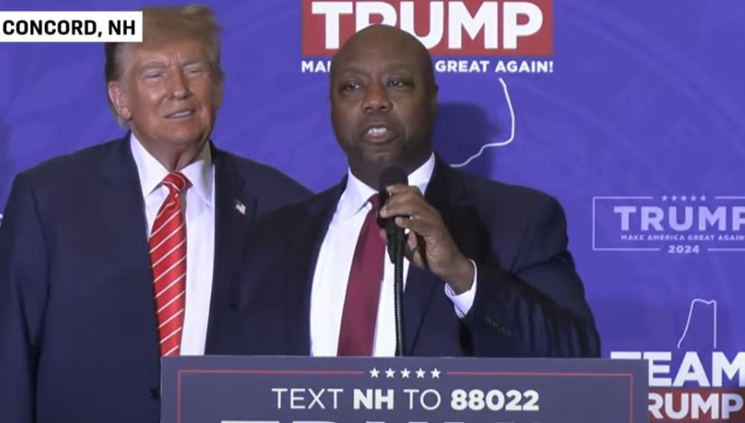 South Carolina Sen&period; Tim Scott goes ALL IN for Trump in sparkling endorsement