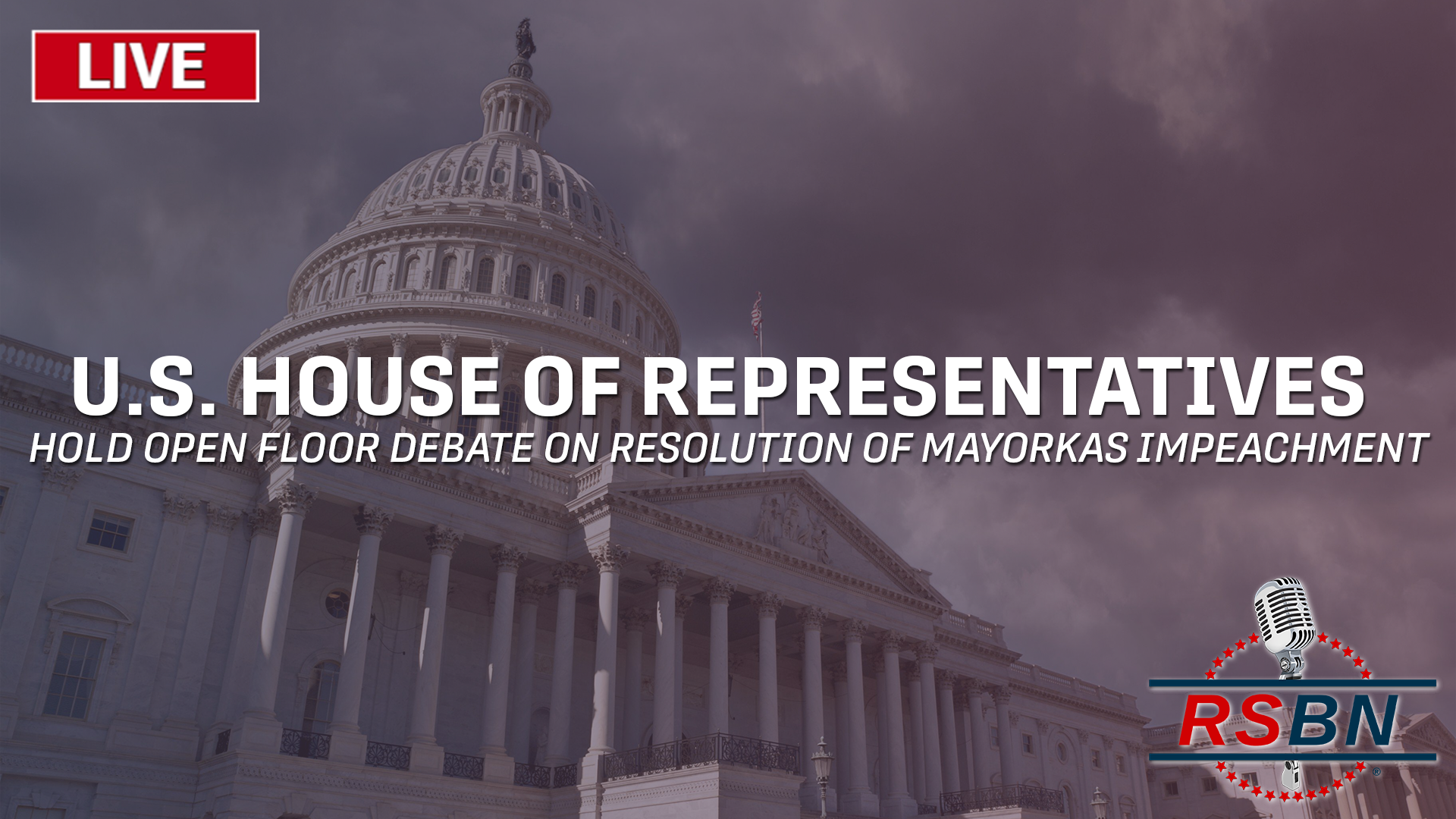 LIVE: Open Floor Debate on the Impeachment of Alejandro Mayorkas – 2/6/24