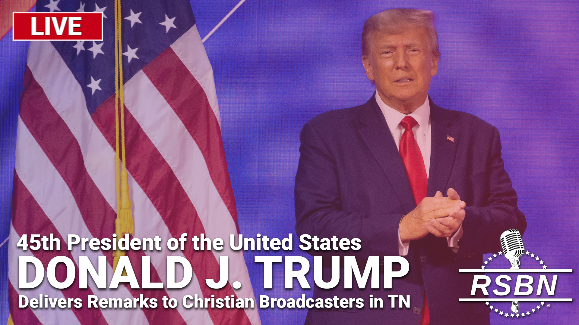 LIVE: Trump to Address Christian Broadcasters at NRB Convention – 2/22/24