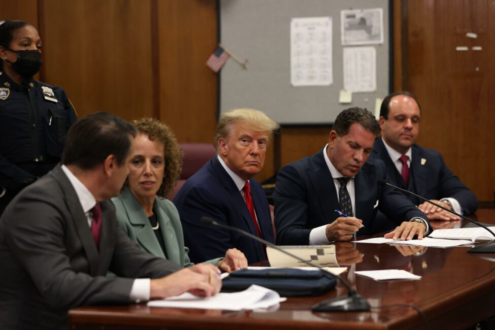 45 heads to Manhattan for hearing in ‘hush money’ case: ‘ELECTION INTERFERENCE’