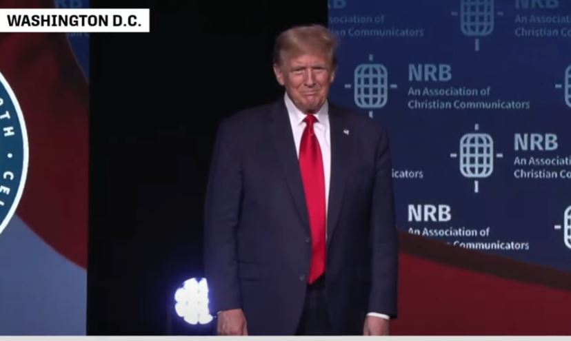 Trump elevates American faith and the grace of ‘Almighty God’ during powerful NRB remarks