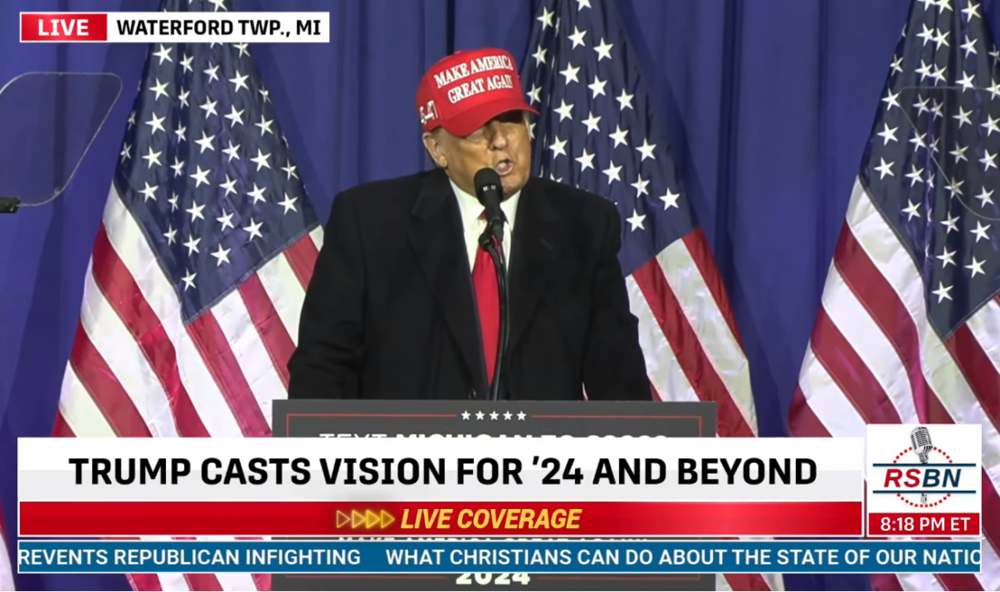 President Trump promises to save the Michigan auto industry