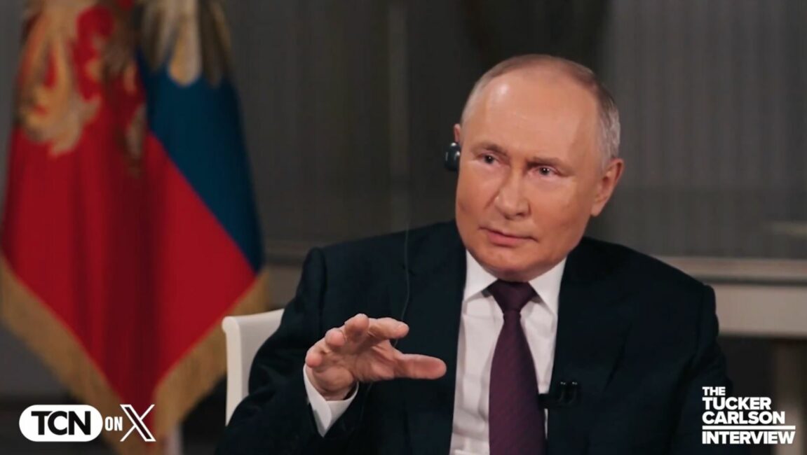 Putin tells Tucker Carlson who convinced Zelensky to refuse to sign a peace deal