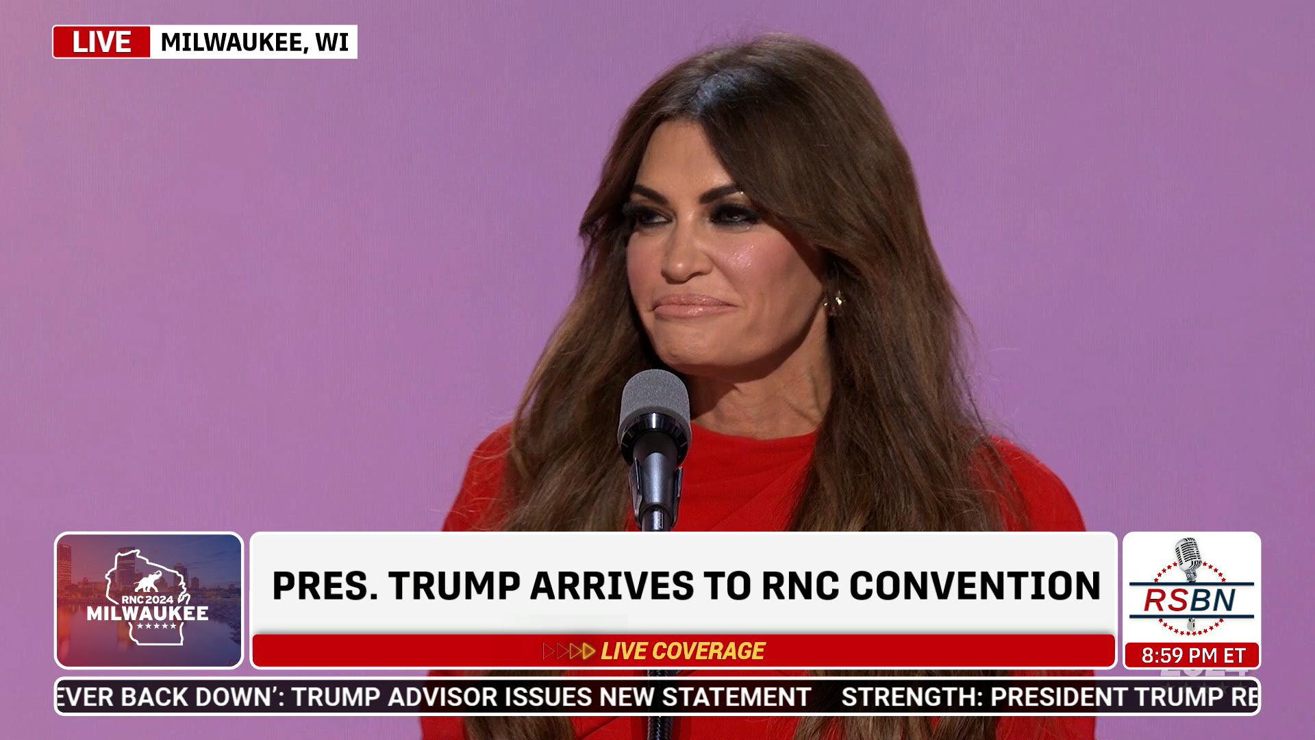 WATCH Kimberly Guilfoyle at 2024 RNC in Milwaukee, WI 7/17/2024