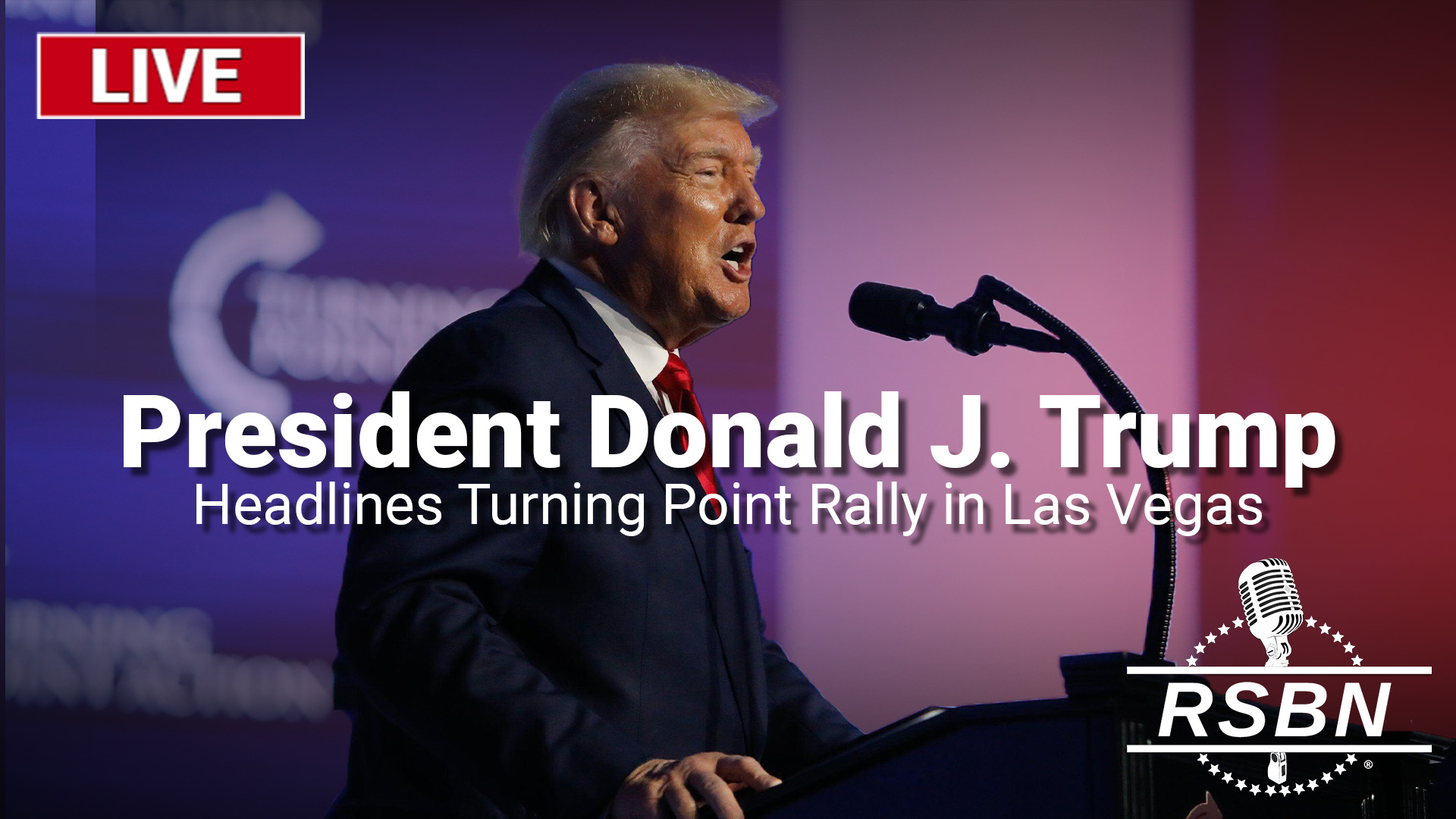 LIVE President Trump Headlines Turning Point Rally in Las Vegas 10/24/24