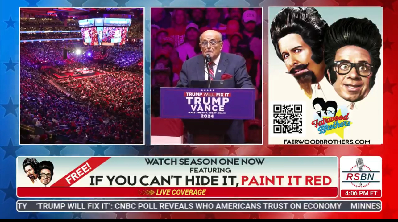 America’s Mayor, Rudy Giuliani, fired up crowd at Madison Square Garden