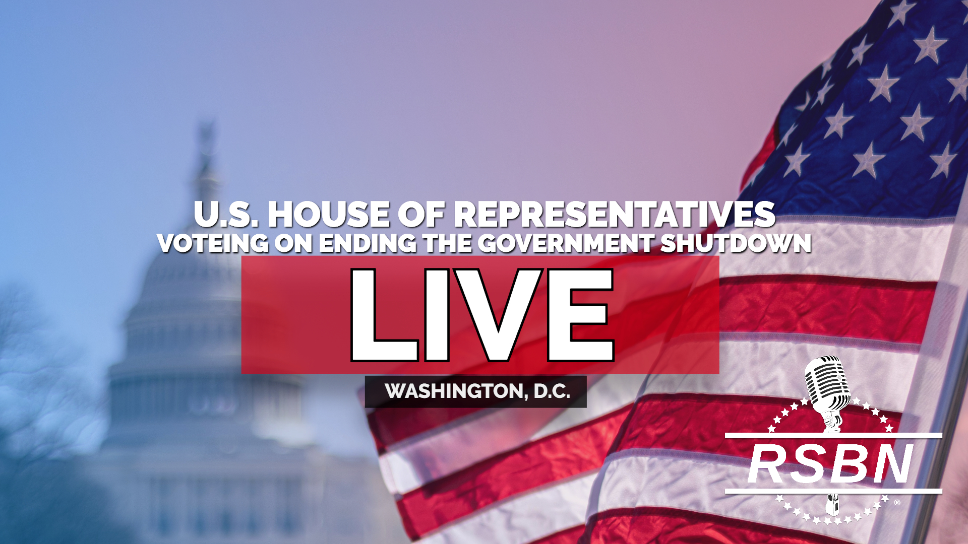 LIVE: U.S. House of Representatives Votes on Ending the Government ...